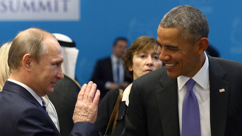 Vladimir Putin e Barack Obama: "A questão é saber como se põe fim aos sofrimentos, como se estabiliza a região"