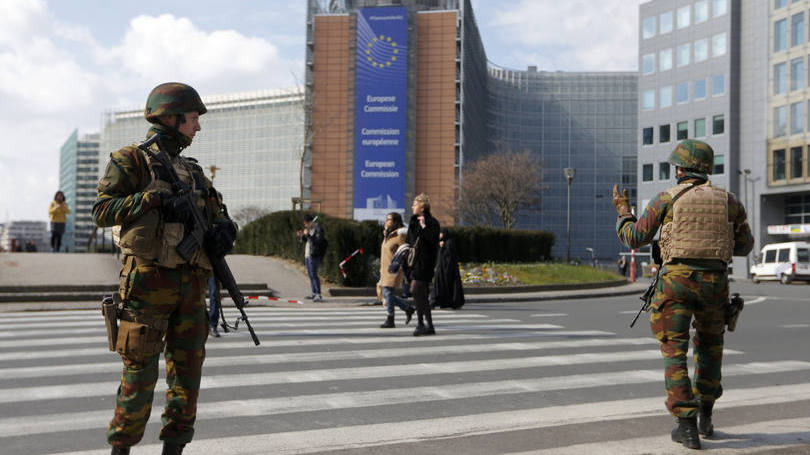 Sede da comissão europeia em Bruxelas: "Prevenir a radicalização deveria ser uma prioridade", acrescentou Jagland