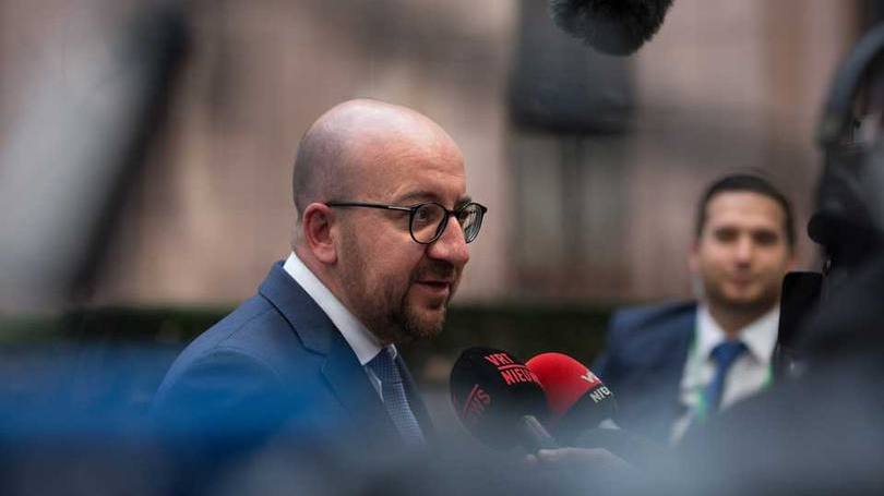 O primeiro-ministro belga, Charles Michel: "temíamos um atentado terrorista e aconteceu"