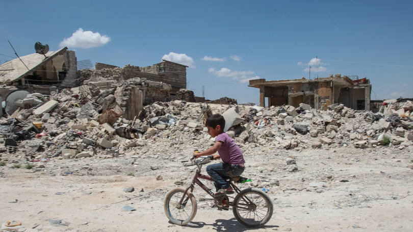 Criança na Síria: com o aniversário de cinco anos do início da guerra civil que devastou o país, governo e opositores devem finalmente discutir um acordo de paz com mediação da ONU