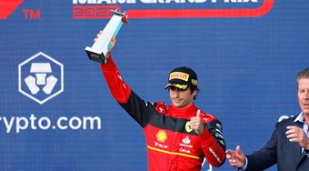 Sainz, da Ferrari, ganha pódio antes do retorno à Espanha