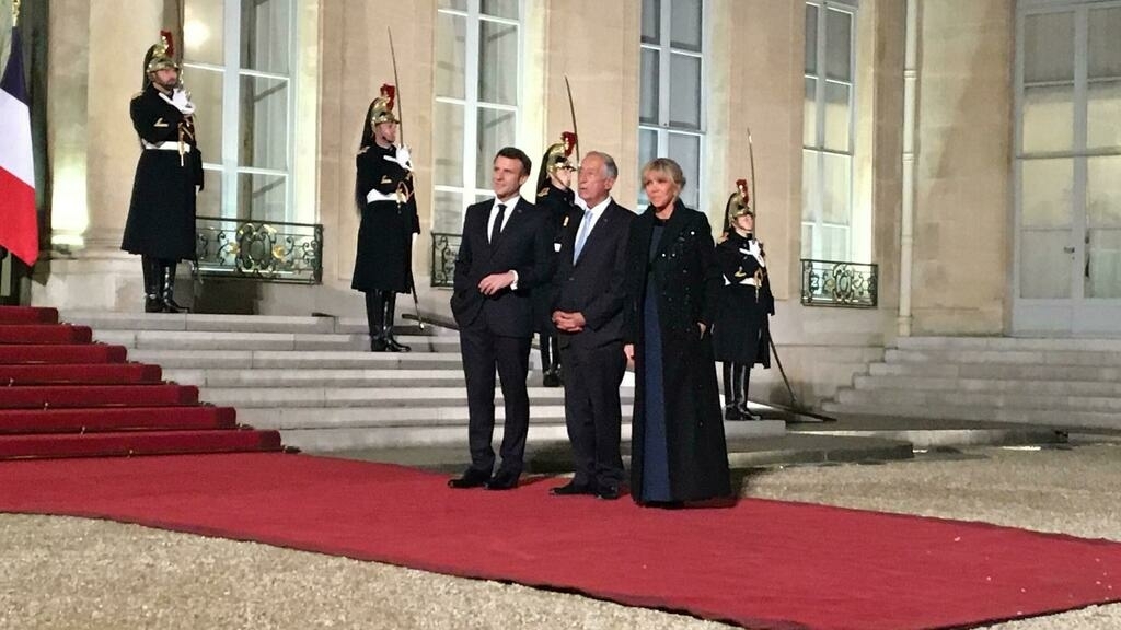 Temporada Portugal-França arrancou com jantar no Palácio do Eliseu