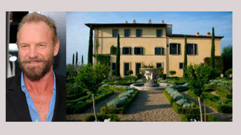 Casa 7

De quem: cantor Sting

Onde: Toscana, Itália
