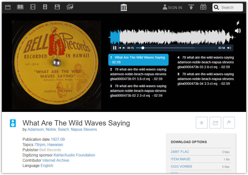 Internet Archive oferece mais 25.000 discos de vinil gratuitos