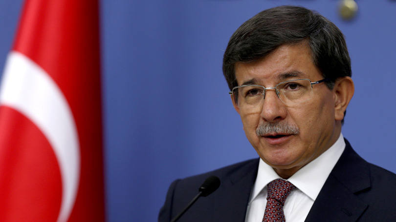 Ahmet Davutoglu: "Não podemos aceitar ataques a delegações diplomáticas" disse o líder durante um discurso