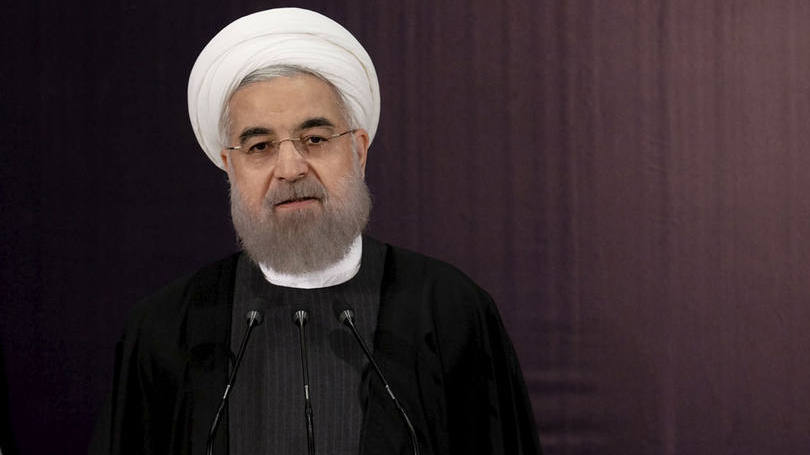 O presidente do Irã, Hassan Rouhani: "a Arábia Saudita não pode esconder seu crime"