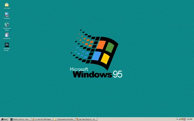 Windows 95 faz hoje 22 anos e ainda há muitos computadores que dele dependem