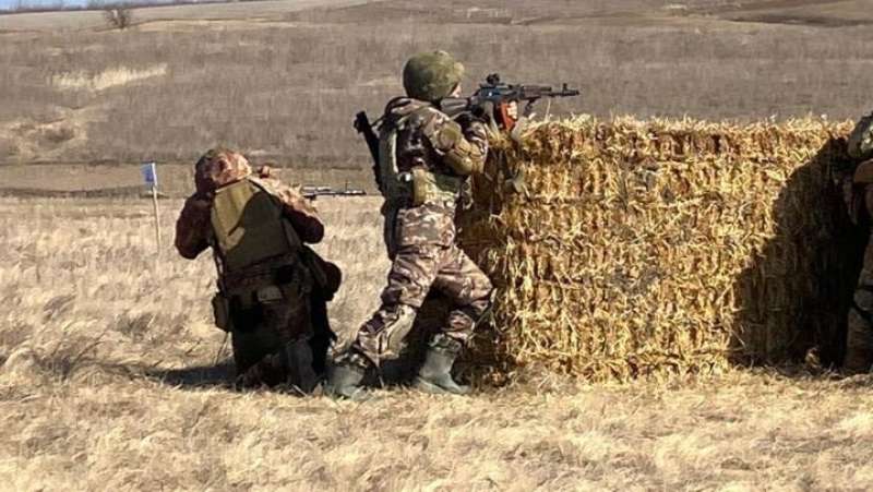 Soldados ucranianos estão preparados para a guerra