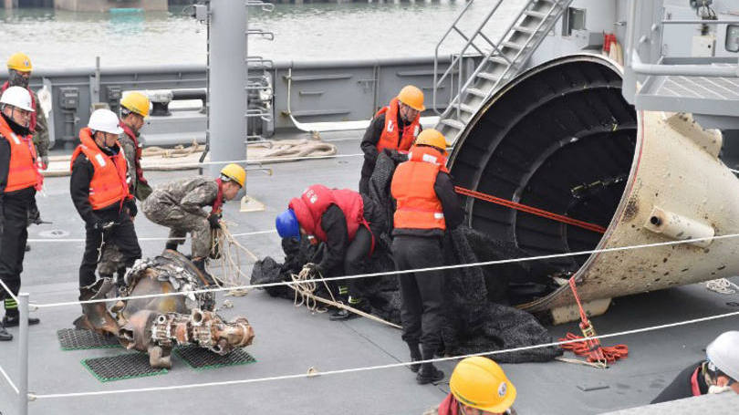 Foguete: os destroços foram enviados à Agência de Desenvolvimento de Defesa sul-coreana para submetê-los a análise técnica