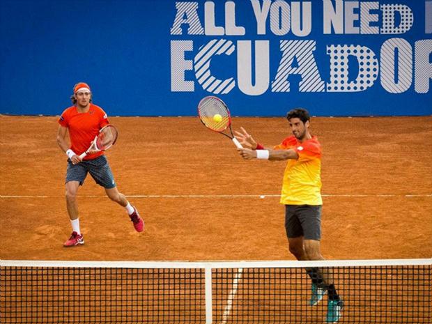 Brasileiros perderam para a dupla formada pelo espanhol Pablo Carreño Busta e pelo argentino Guillermo Duran por 2 sets a 0, parciais de 7/5 e 6/4