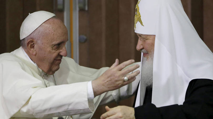 Papa e Kirill: Fidel Castro e Kirill conversaram, entre outros temas, sobre a preservação da paz e a sobrevivência human