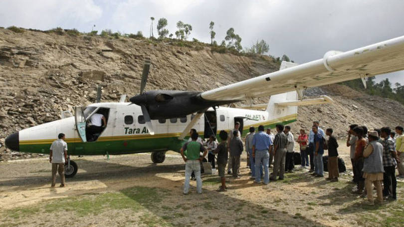 Tara Air: o avião foi localizado em uma zona de difícil acesso cerca de 4.900 metros de altitude na área de Dana