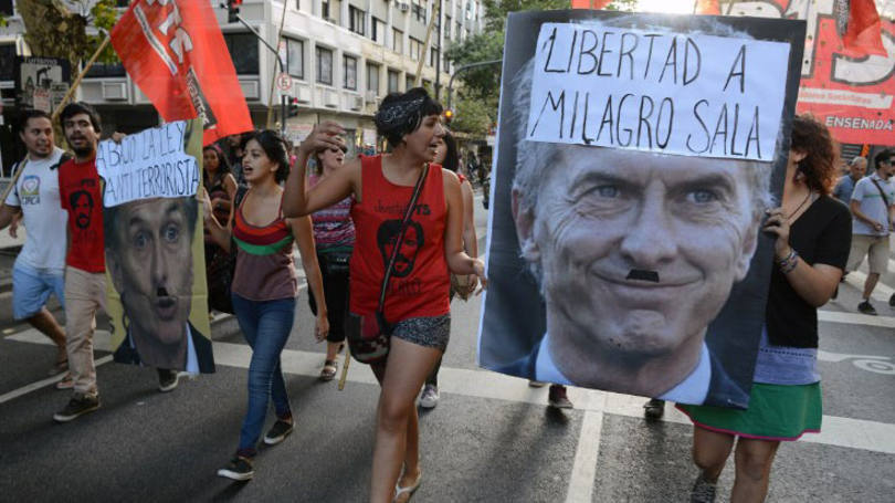 Milagro Sala: devido a sua detenção, Milagro Sala sofre com "um dano irreparável do direito à liberdade de expressão e ao protesto social"