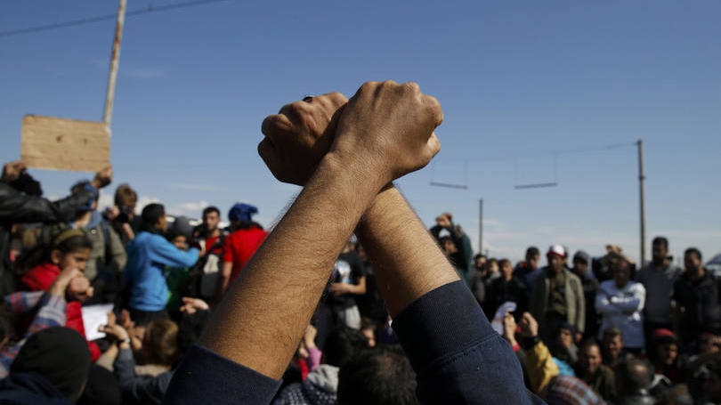 Protesto: cerca de 10 mil pessoas estão bloqueadas na fronteira