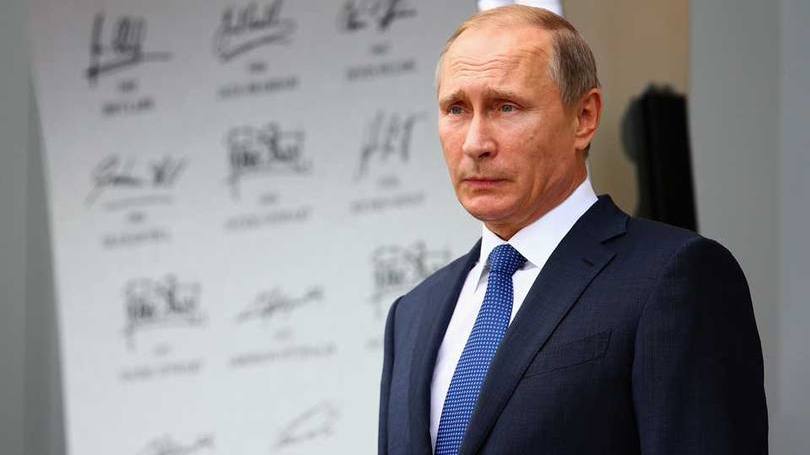 O presidente russo Vladimir Putin: estadista condenou os crimes bárbaros em Bruxelas e expressou sua solidariedade com os belgas