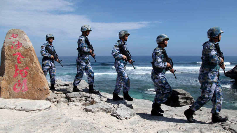 Soldados chineses: "O incidente aconteceu em uma área de pesca tradicional da China"