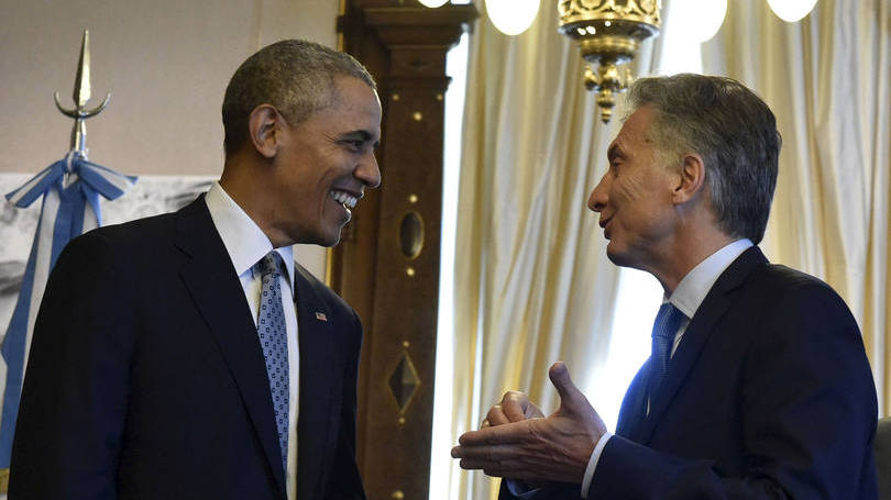 Obama e Macri: "O senhor emergiu propondo grandes mudanças e mostrou que era possível"