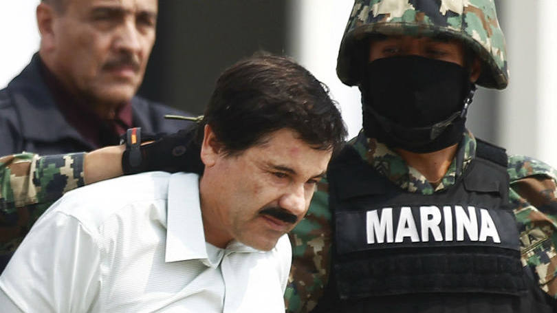 Joaquin Guzman, o "El Chapo": Guzmán, que fugiu duas vezes de prisões mexicanas de segurança máxima, foi recapturado no país em janeiro