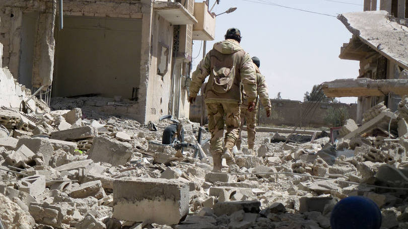 Palmira: além da cidadela do século XIII os extremistas destruíram duas joias de Palmira, os templos de Bel e de Baalshamin, assim como o Arco de Triunfo