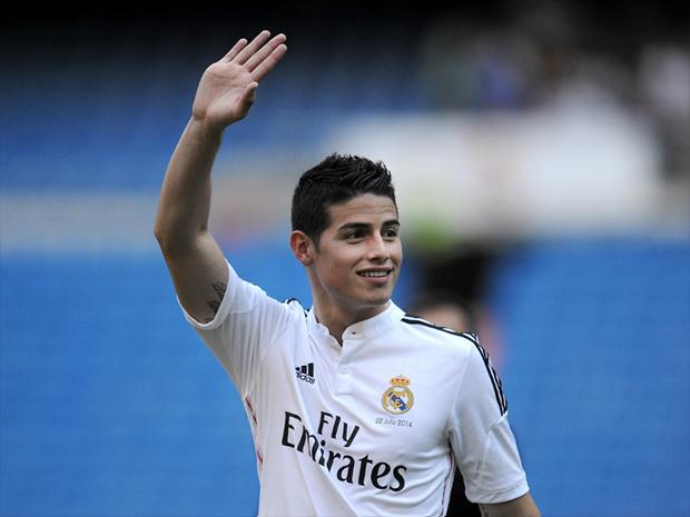 James Rodríguez ainda não rende no Real Madrid o que joga na seleção da Colômbia