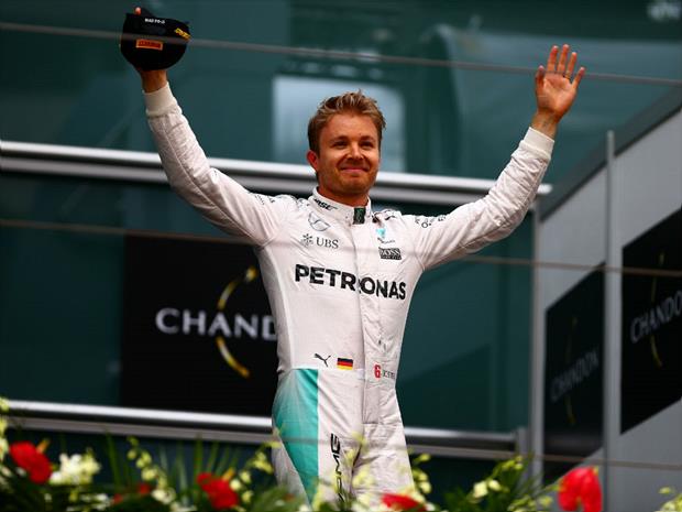 No Grande Prêmio da China, Nico Rosberg venceu sexta corrida seguida na F1
