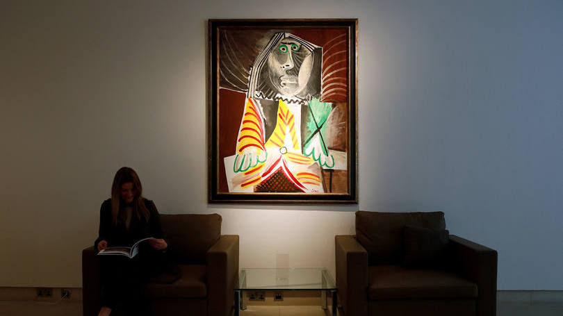 Picasso: a coleção estava coberta por um seguro de 1,1 milhão de euros (US$ 1,2 milhão), embora o preço no mercado destas obras poderia ultrapassar essa quantidade