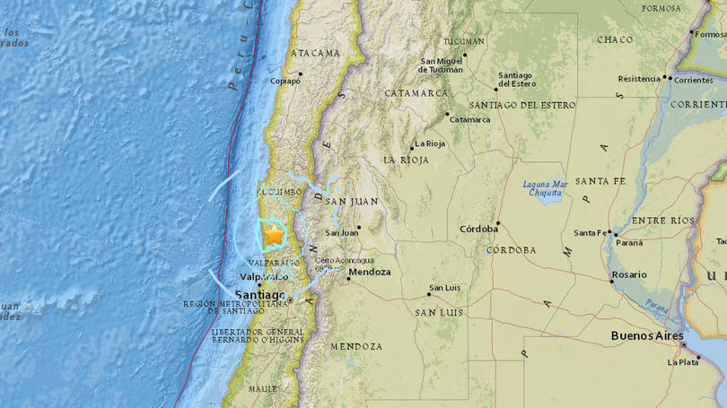 Chile: estes sismos são réplicas de um terremoto de 8,4 graus que sacudiu estas regiões do Chile em 16 de setembro do ano passado