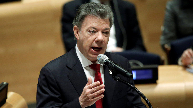 Juan Manuel Santos: o ministro do Interior confirmou que o presidente pediu a renúncia coletiva "para poder reorganizar o governo"