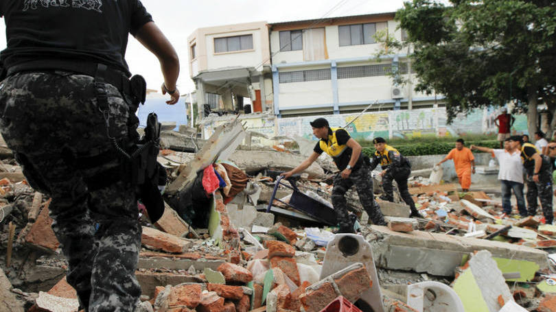 Terremoto no Equador: secretaria informou que há 6.998 imóveis destruídos e 2.740 afetados, e detalha que 281 escolas também foram atingidas