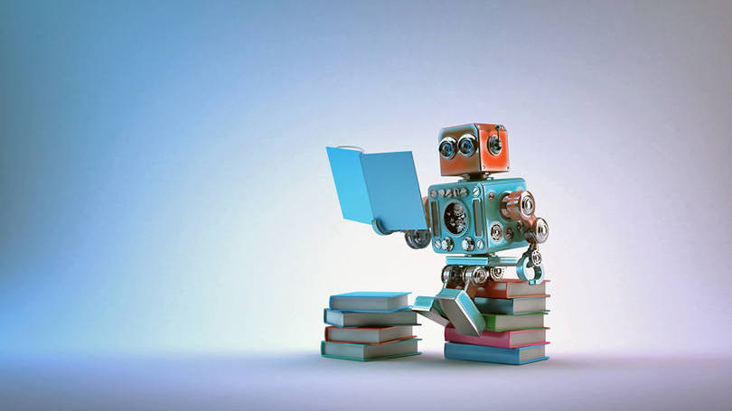 Robô lendo: teste quer analisar se pessoas identificariam arte produzida por IA