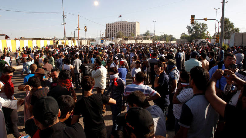 Iraque: várias pessoas ficaram feridas e outras foram espancadas fora dos muros da zona verde