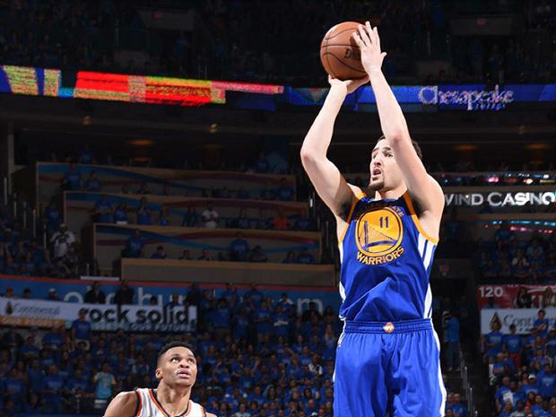 Klay Thompson foi o cestinha da partida, com 41 pontos