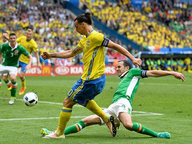 Suécia e Irlanda empataram por 1 a 1 na estreia das duas seleções na Eurocopa