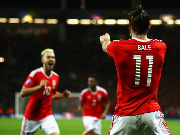 Com o gol marcado diante da Rússia, Gareth Bale assumiu a artilharia da Eurocopa, com três gols marcados