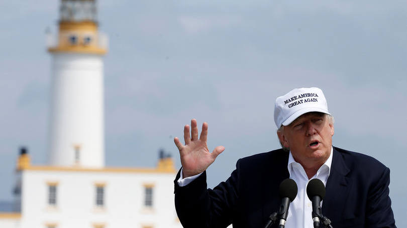 Donald Trump: ele disse que a estrela se referia a um distintivo de xerife