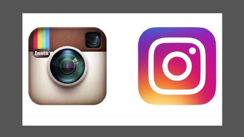 1. Instagram Antigo: 58 pontos > Novo: 68 pontos O antigo logo trazia muito sentido de nostalgia e o olhar parava na palavra "insta". O novo tem um bom contraste e traz o olhar para o centro da imagem. A melhora foi grande.