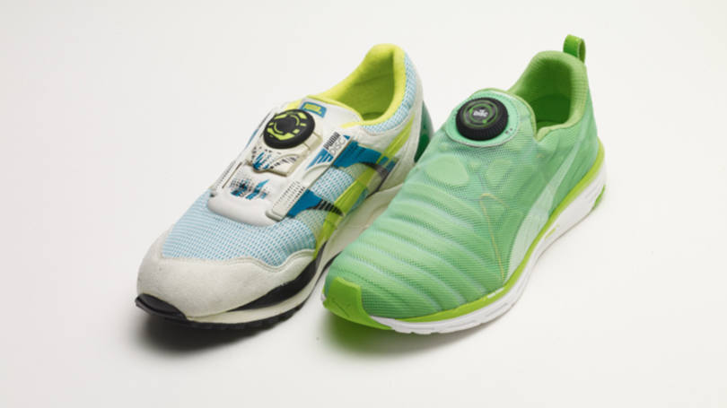 Para casais estilosos Estes dois modelos de tênis da Puma possuem tecnologia DISC, que dispensa o uso de cadarços