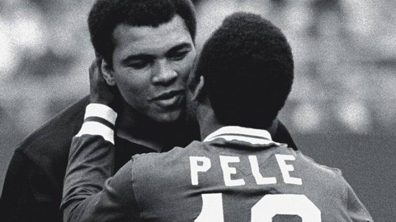 Pelé e Muhammad Ali: jogador lamentou morte do ex-boxeador americano