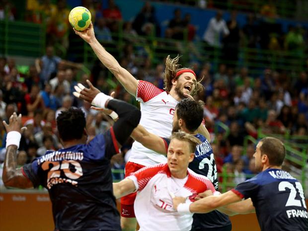 Seleção dinamarquesa controlou o jogo desde o início e conquistou uma grande vitória contra a França