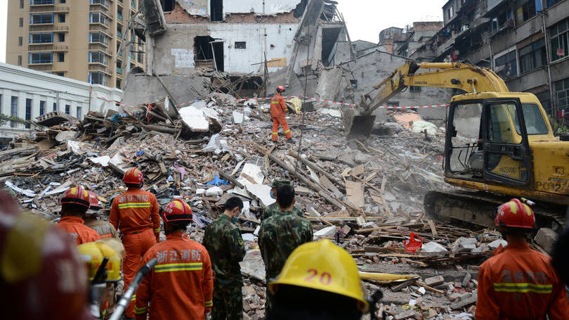 Desmoronamento: um morador local detalhou que as vítimas são, na maior parte, operários