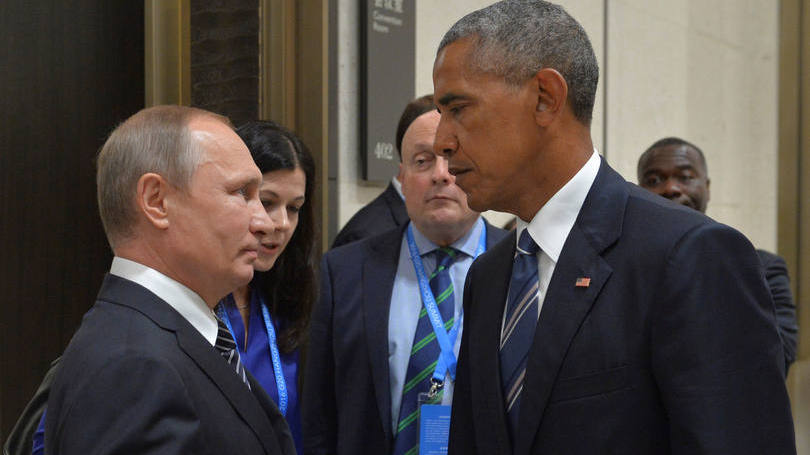 Obama e Putin: 'Por acaso não sabemos que eles ouvem e espionam a todos?", disse o presidente russo sobre os Estados Unidos