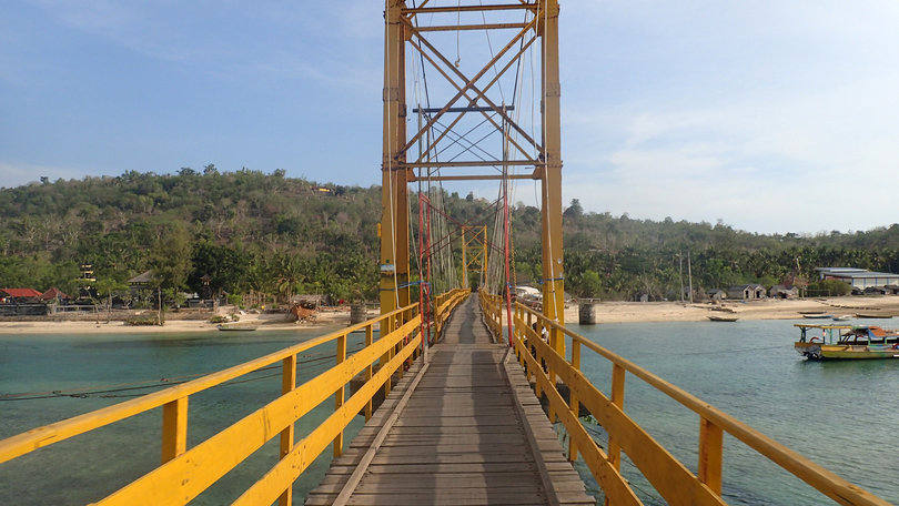 Ponte em 29 de novembro de 2015: queda deixou pelo menos 30 feridos