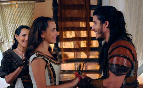 Zaqueu e Chaia combinam um novo casamento - A Terra Prometida/Record