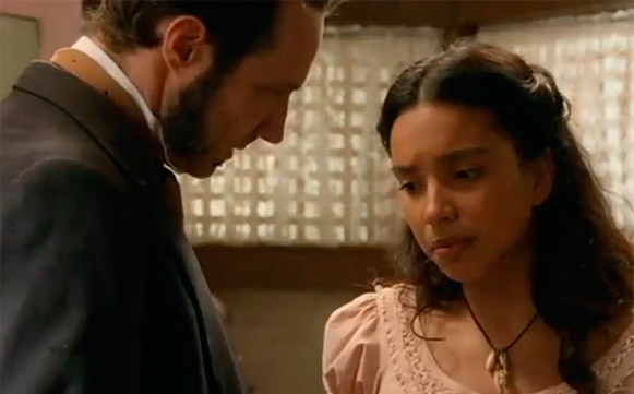 Almeida beija Juliana - Escrava Mãe/Record