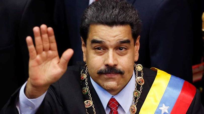 Nicolás Maduro: demonstração de raiva vem depois de uma grande marcha em Caracas, que encorajou os inimigos do presidente