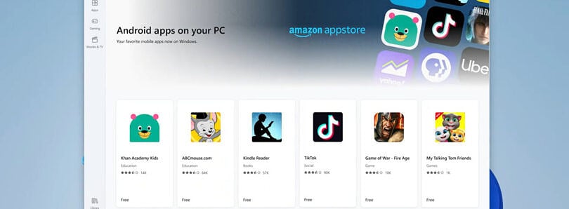 Windows 11: Suporte a aplicações Android não vai chegar este ano!