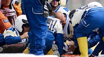 Zhou consciente após horrível início do GP da Grã-Bretanha