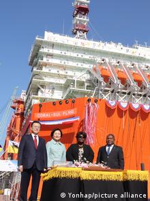 Plataforma para exploração de gás já está em Moçambique