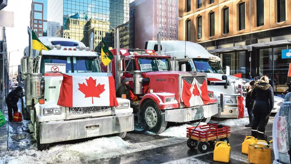 Movimento dos "Camiões da liberdade" paralisa o Canadá