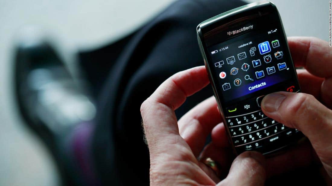 A era dos BlackBerry está a terminar